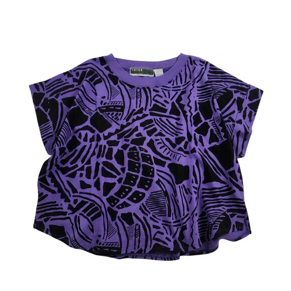 Intro by Fenn Wright Manson Purple Crop Top Adult Unisex Size Small - Picture 5 of 6